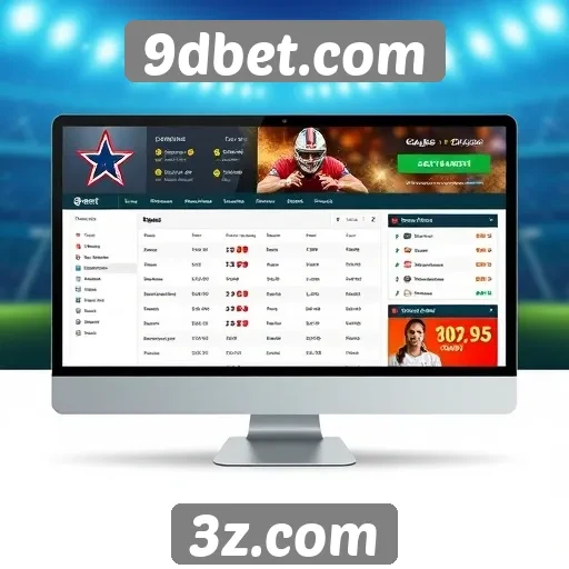 Navegação e usabilidade do site 9dbet